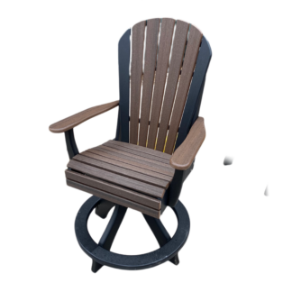 Shellback Balcony Height Swivel Chair